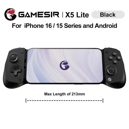GameSir X5 Lite Mobile Gaming Controller Phone Gamepads for iPhone 16 15 Series IOS iPad Mini Y700 Android Tablet Controle