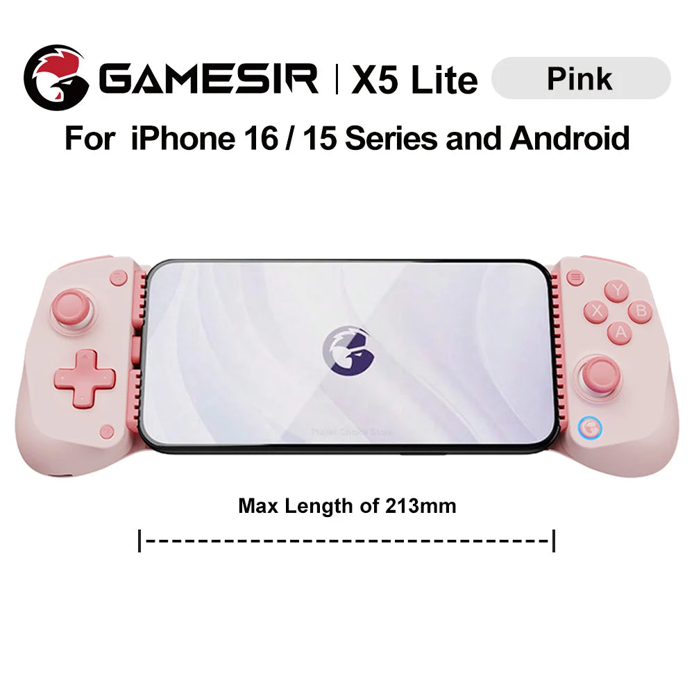 GameSir X5 Lite Mobile Gaming Controller Phone Gamepads for iPhone 16 15 Series IOS iPad Mini Y700 Android Tablet Controle