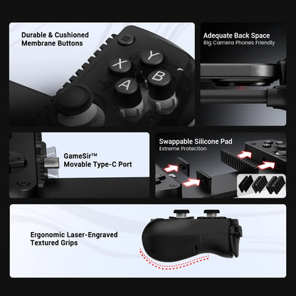 GameSir X5 Lite Mobile Gaming Controller Phone Gamepads for iPhone 16 15 Series IOS iPad Mini Y700 Android Tablet Controle