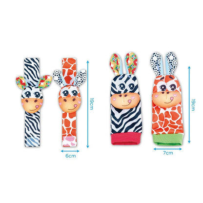 Baby Toys Baby Rattle Toys 0 12 Months Stuffed Animal Socks Wrist Strap Rattle Newborn Foot Sock Bug Wrist Strap Baby Socks