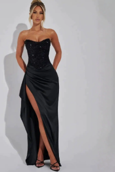 Spring Summer Party Split Dress