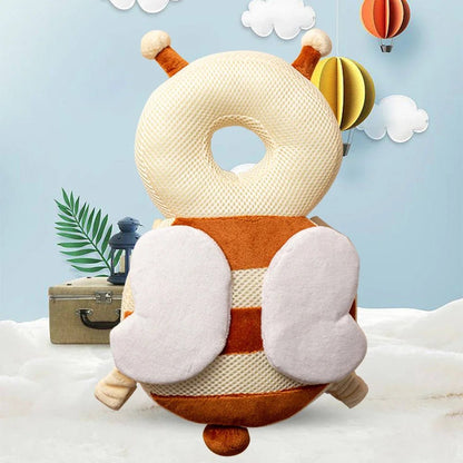 Baby Head Protector Backpack Pillow Soft Cotton Protective Cushion Cartoon Security Pillows Cute Backpack for Baby Walking Crawl - Malachi Wallace boutique