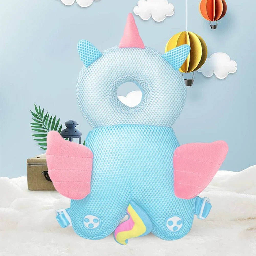 Baby Head Protector Backpack Pillow Soft Cotton Protective Cushion Cartoon Security Pillows Cute Backpack for Baby Walking Crawl - Malachi Wallace boutique