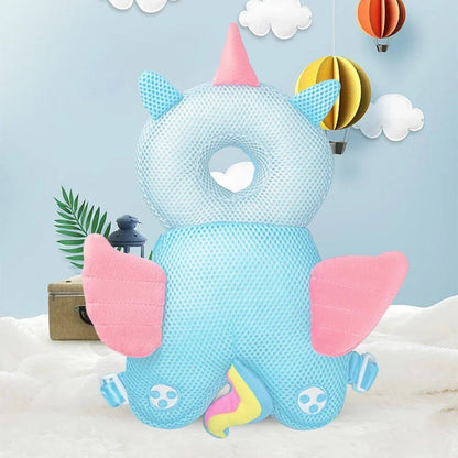 Baby Head Protector Backpack Pillow Soft Cotton Protective Cushion Cartoon Security Pillows Cute Backpack for Baby Walking Crawl - Malachi Wallace boutique