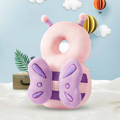 Baby Head Protector Backpack Pillow Soft Cotton Protective Cushion Cartoon Security Pillows Cute Backpack for Baby Walking Crawl - Malachi Wallace boutique