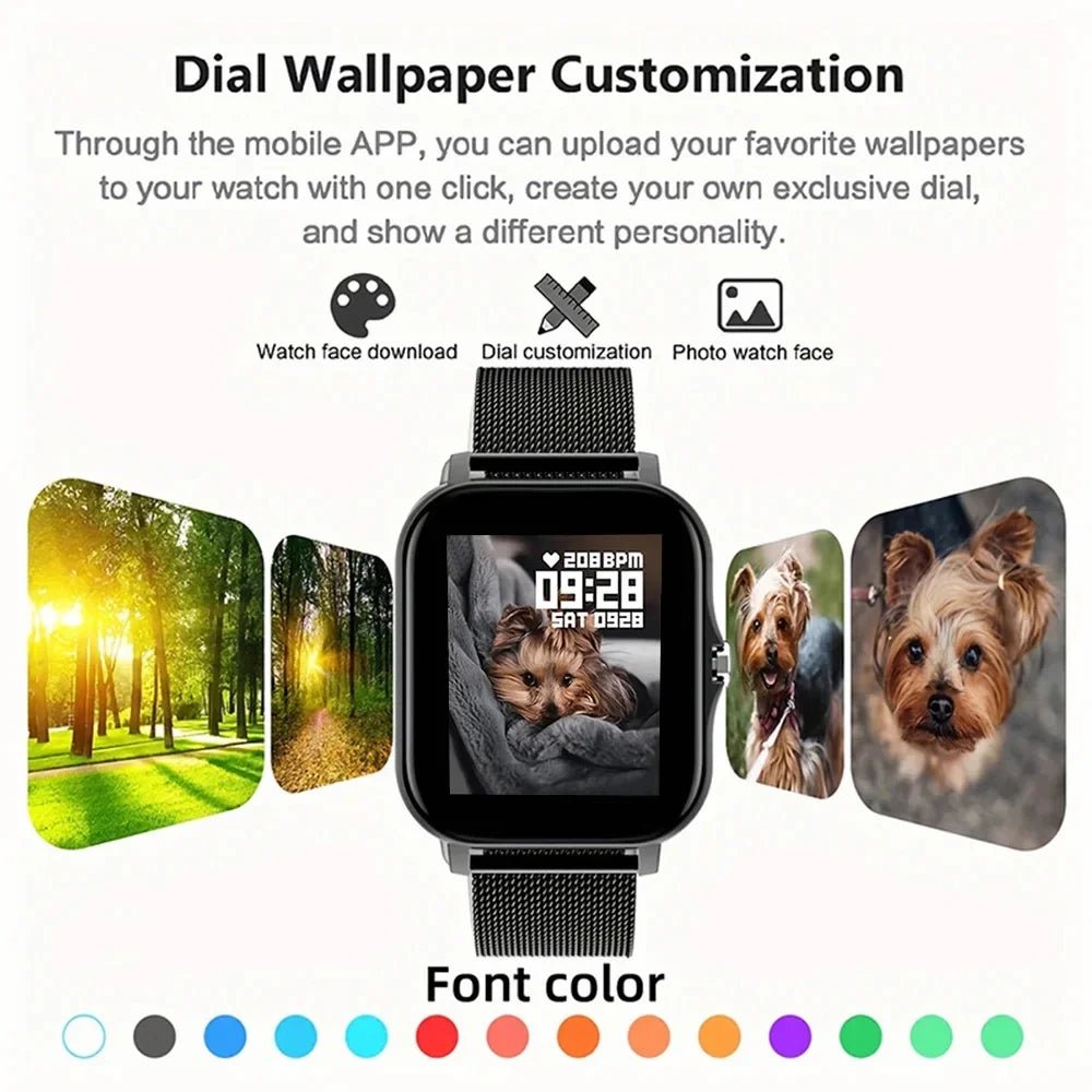 Bluetooth Call Smartwatch | Waterproof Fitness Watch - Malachi Wallace boutique