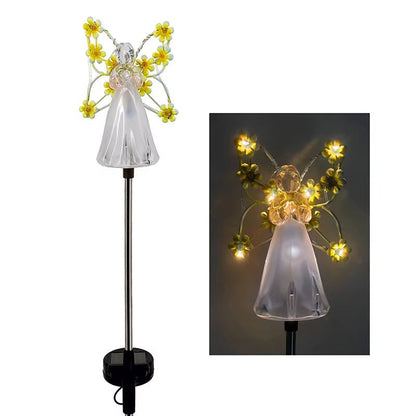 Celestial Garden Angel Lamp – Customizable Sunlight Outdoor Lighting for Your Garden - Malachi Wallace boutique