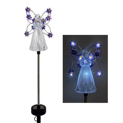 Celestial Garden Angel Lamp – Customizable Sunlight Outdoor Lighting for Your Garden - Malachi Wallace boutique