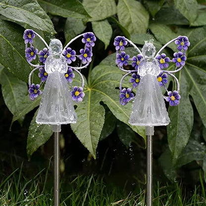 Celestial Garden Angel Lamp – Customizable Sunlight Outdoor Lighting for Your Garden - Malachi Wallace boutique