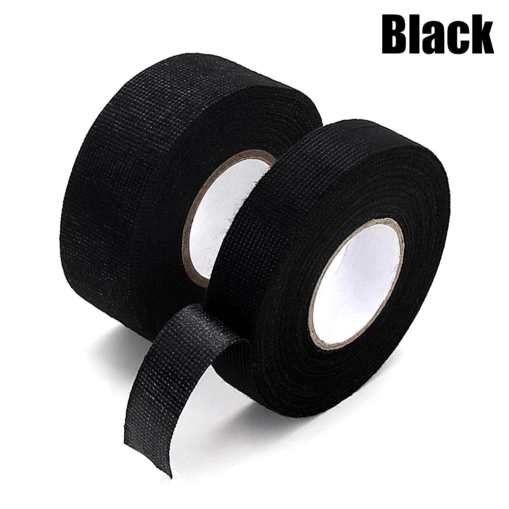 Electrical Tape Heat-Resistant Harness Bundle Insulation Auto Wiring Fabric Cloth Wrap Waterproof Cable Organizer Adhesive Tapes - Malachi Wallace boutique