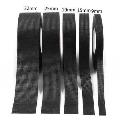 Electrical Tape Heat-Resistant Harness Bundle Insulation Auto Wiring Fabric Cloth Wrap Waterproof Cable Organizer Adhesive Tapes - Malachi Wallace boutique