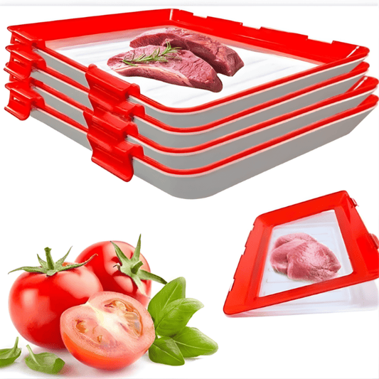 FreshPrep Reusable Meal Prep Tray – Stackable BPA-Free Food Storage Containers for Easy Preservation - Malachi Wallace boutique