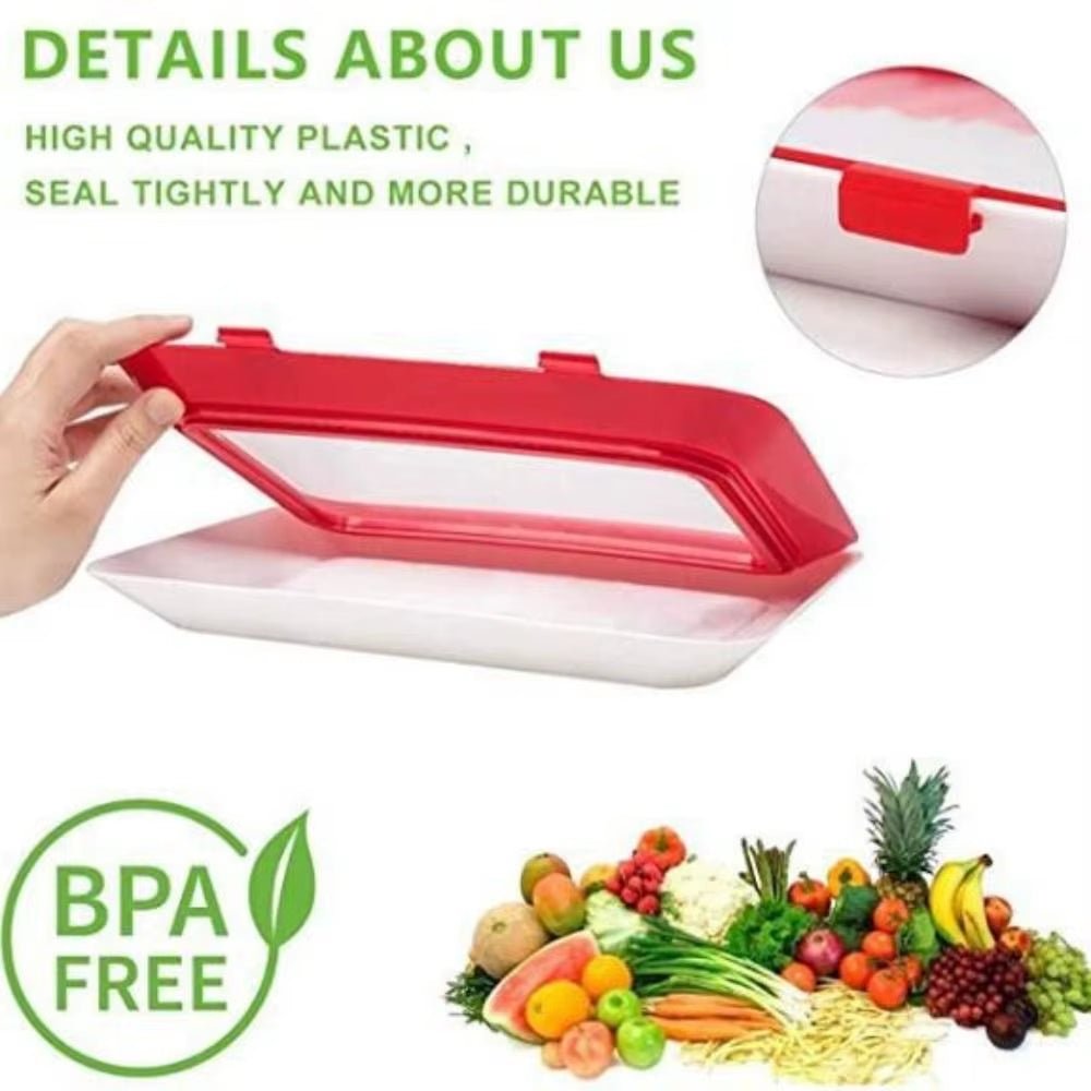 FreshPrep Reusable Meal Prep Tray – Stackable BPA-Free Food Storage Containers for Easy Preservation - Malachi Wallace boutique