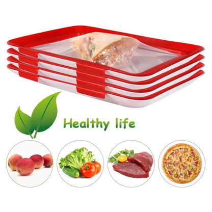 FreshPrep Reusable Meal Prep Tray – Stackable BPA-Free Food Storage Containers for Easy Preservation - Malachi Wallace boutique