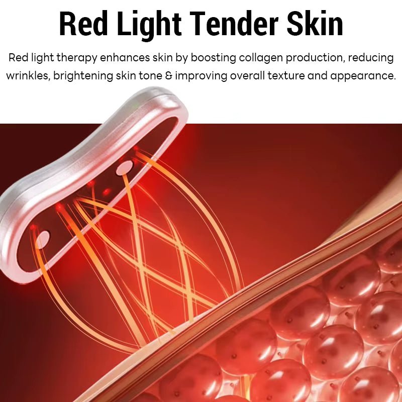 GlowEyes™ Led Red Light Eye Care Therapy EMS Pulse Micro-Current Device Eye Massager to Relieve Fatigue for Treatment under Eye Wrinkle - Malachi Wallace boutique