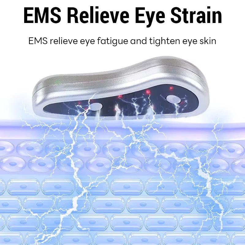 GlowEyes™ Led Red Light Eye Care Therapy EMS Pulse Micro-Current Device Eye Massager to Relieve Fatigue for Treatment under Eye Wrinkle - Malachi Wallace boutique