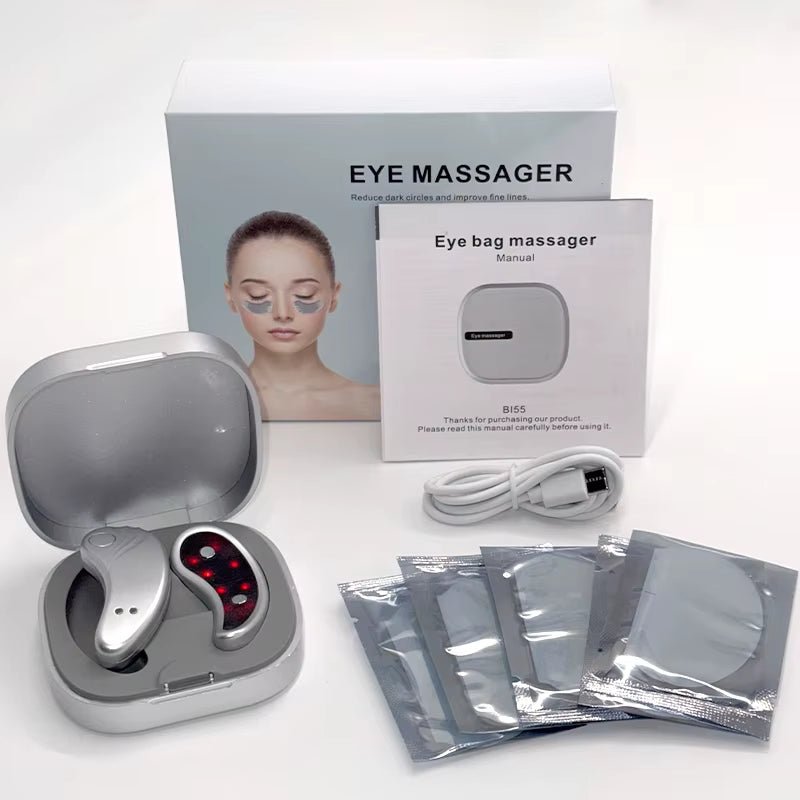 GlowEyes™ Led Red Light Eye Care Therapy EMS Pulse Micro-Current Device Eye Massager to Relieve Fatigue for Treatment under Eye Wrinkle - Malachi Wallace boutique
