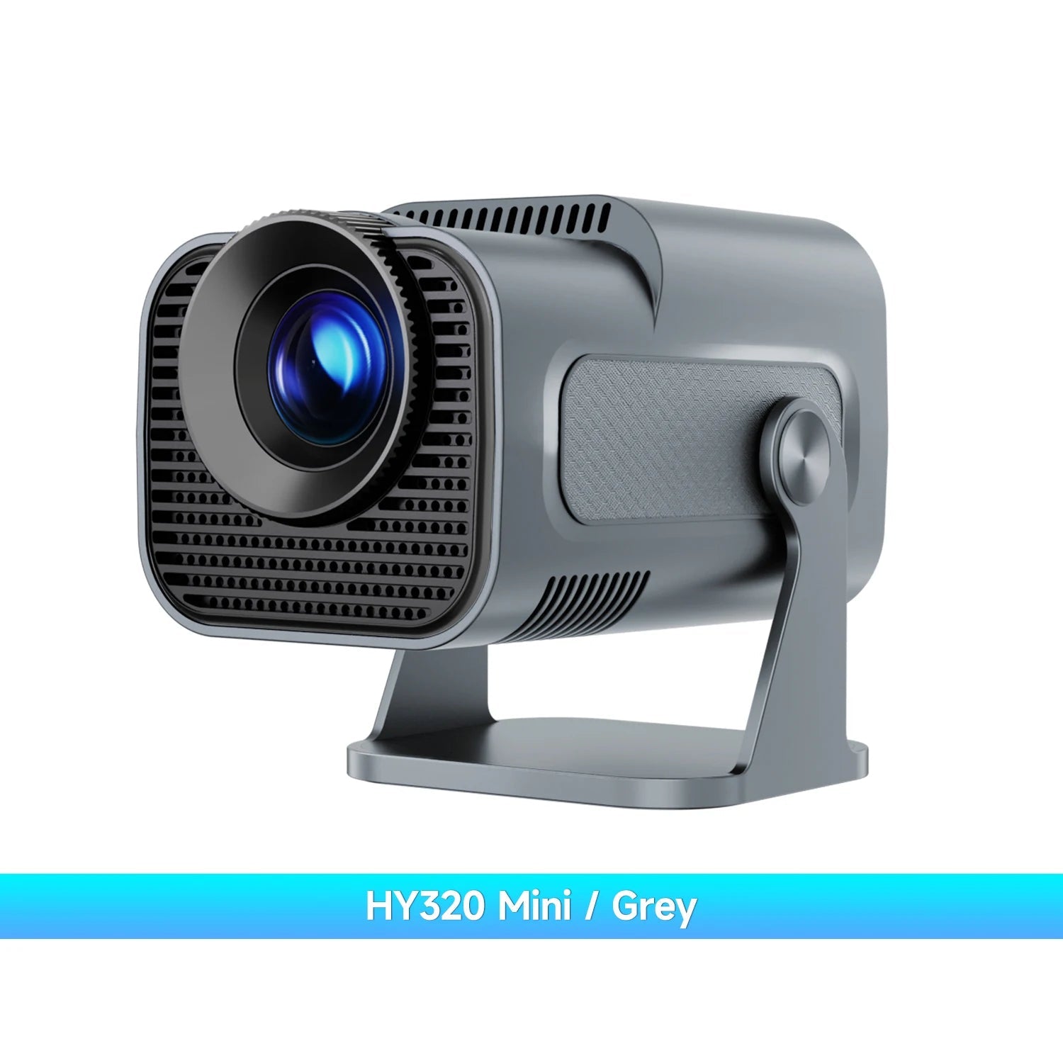 HY320 Mini Newly Native 720P Android 11 4K Projector 300ANSI Wifi6 BT5.0 Cinema Outdoor Portable 180° Rotable Projector - Malachi Wallace boutique
