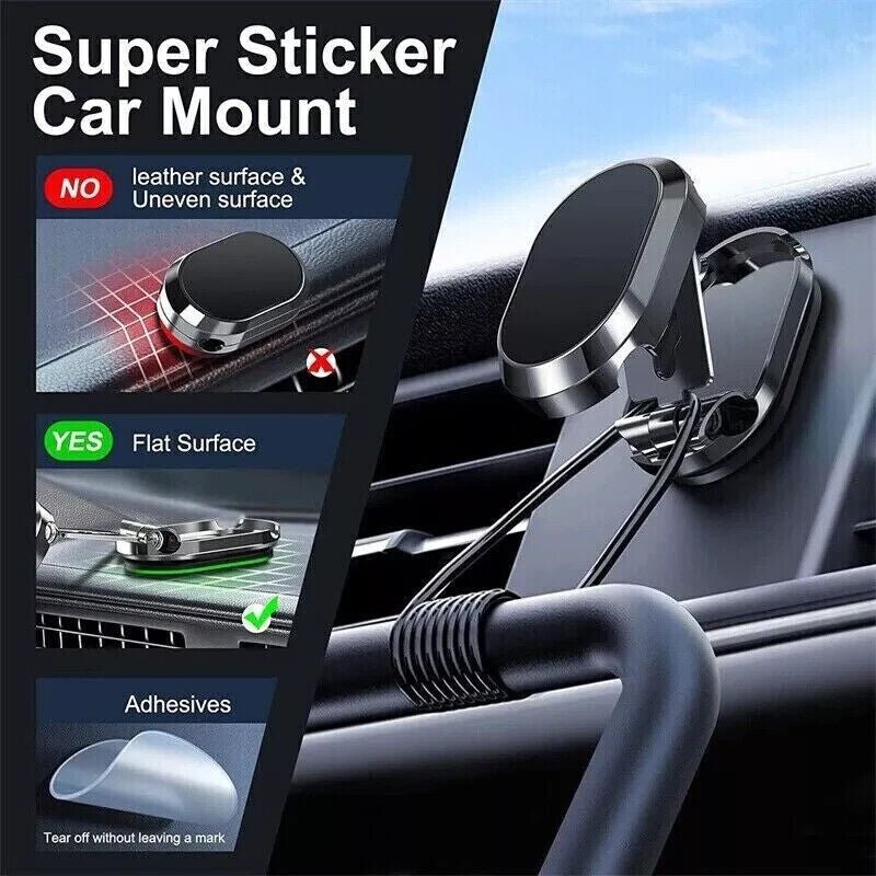 Magnetic Phone Holder for Car, Dashboard Car Phone Holder Mount - Malachi Wallace boutique