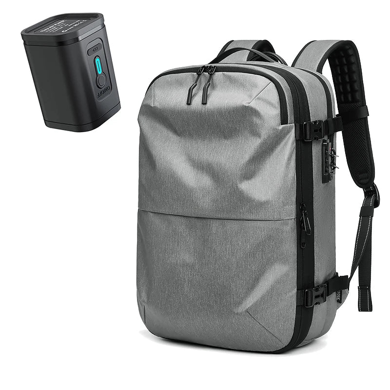 Men Travel Backpack Vacuum Compression 17 Inch Laptop Backpack Business Large Capacity School Backpack Expanded Hiking Backpack - Malachi Wallace boutique