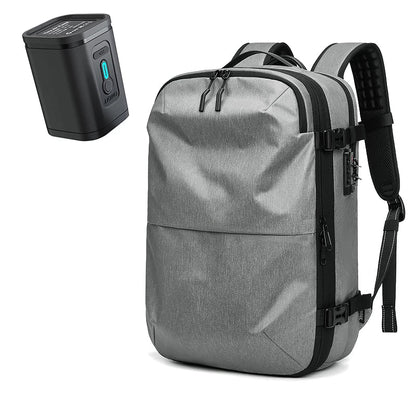 Men Travel Backpack Vacuum Compression 17 Inch Laptop Backpack Business Large Capacity School Backpack Expanded Hiking Backpack - Malachi Wallace boutique