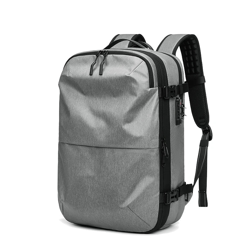 Men Travel Backpack Vacuum Compression 17 Inch Laptop Backpack Business Large Capacity School Backpack Expanded Hiking Backpack - Malachi Wallace boutique