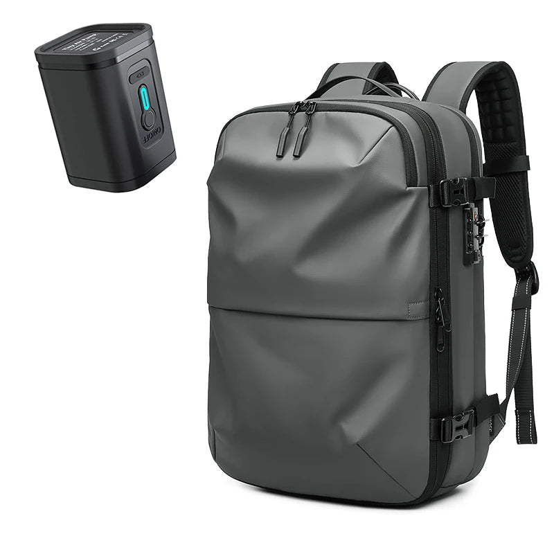 Men Travel Backpack Vacuum Compression 17 Inch Laptop Backpack Business Large Capacity School Backpack Expanded Hiking Backpack - Malachi Wallace boutique