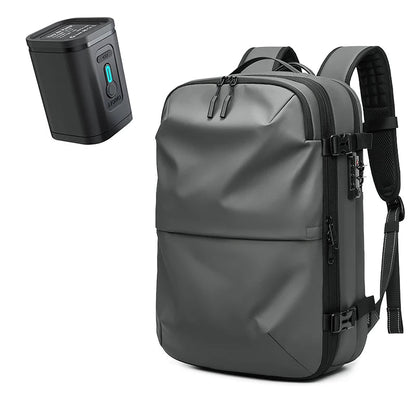 Men Travel Backpack Vacuum Compression 17 Inch Laptop Backpack Business Large Capacity School Backpack Expanded Hiking Backpack - Malachi Wallace boutique