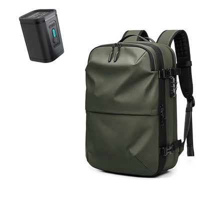 Men Travel Backpack Vacuum Compression 17 Inch Laptop Backpack Business Large Capacity School Backpack Expanded Hiking Backpack - Malachi Wallace boutique