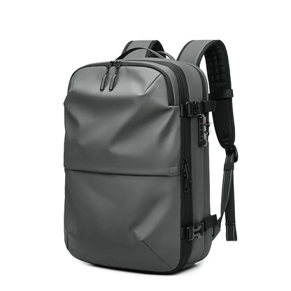 Men Travel Backpack Vacuum Compression 17 Inch Laptop Backpack Business Large Capacity School Backpack Expanded Hiking Backpack - Malachi Wallace boutique