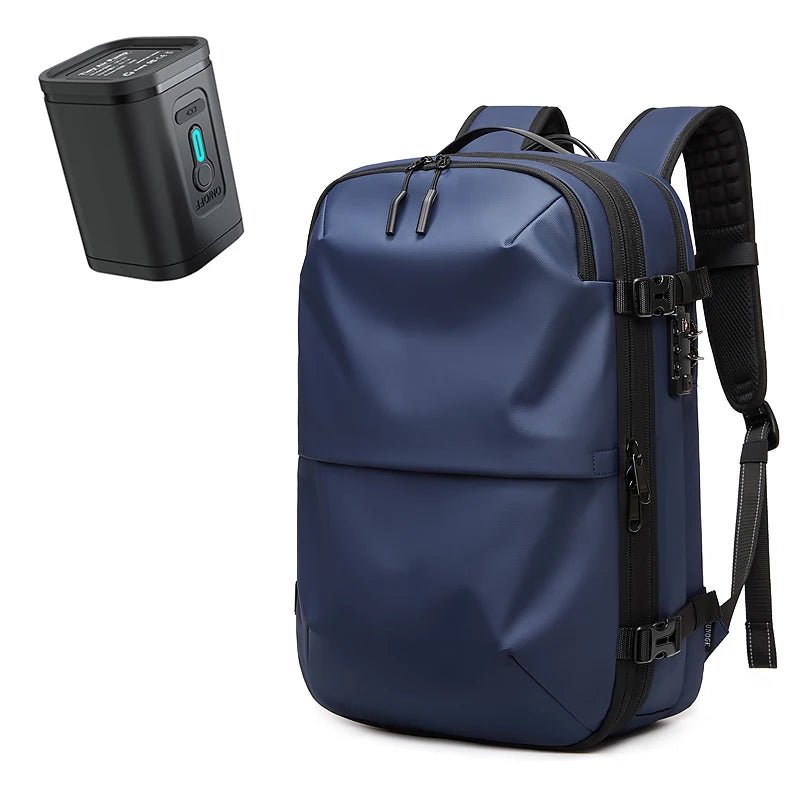 Men Travel Backpack Vacuum Compression 17 Inch Laptop Backpack Business Large Capacity School Backpack Expanded Hiking Backpack - Malachi Wallace boutique