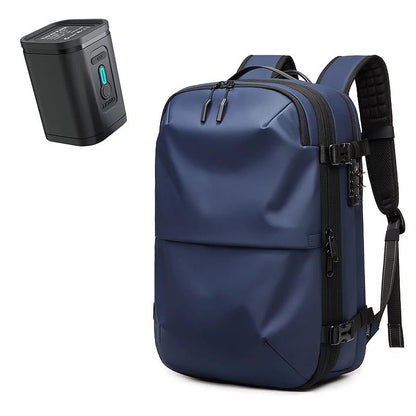 Men Travel Backpack Vacuum Compression 17 Inch Laptop Backpack Business Large Capacity School Backpack Expanded Hiking Backpack - Malachi Wallace boutique