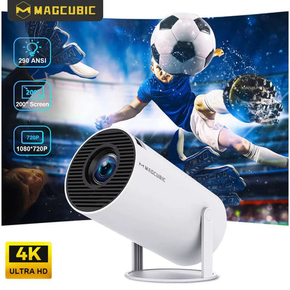 Projector HY300 PRO 8K Android 14 Dual Wifi6 290ANSI Allwinner H726 BT5.4 1080P 1280*720P Home Cinema Outdoor Projetor - Malachi Wallace boutique