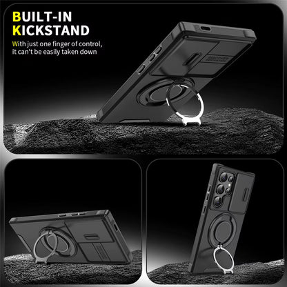 Samsung Magnetic Stand Camera Protection Phone Case - Malachi Wallace boutique