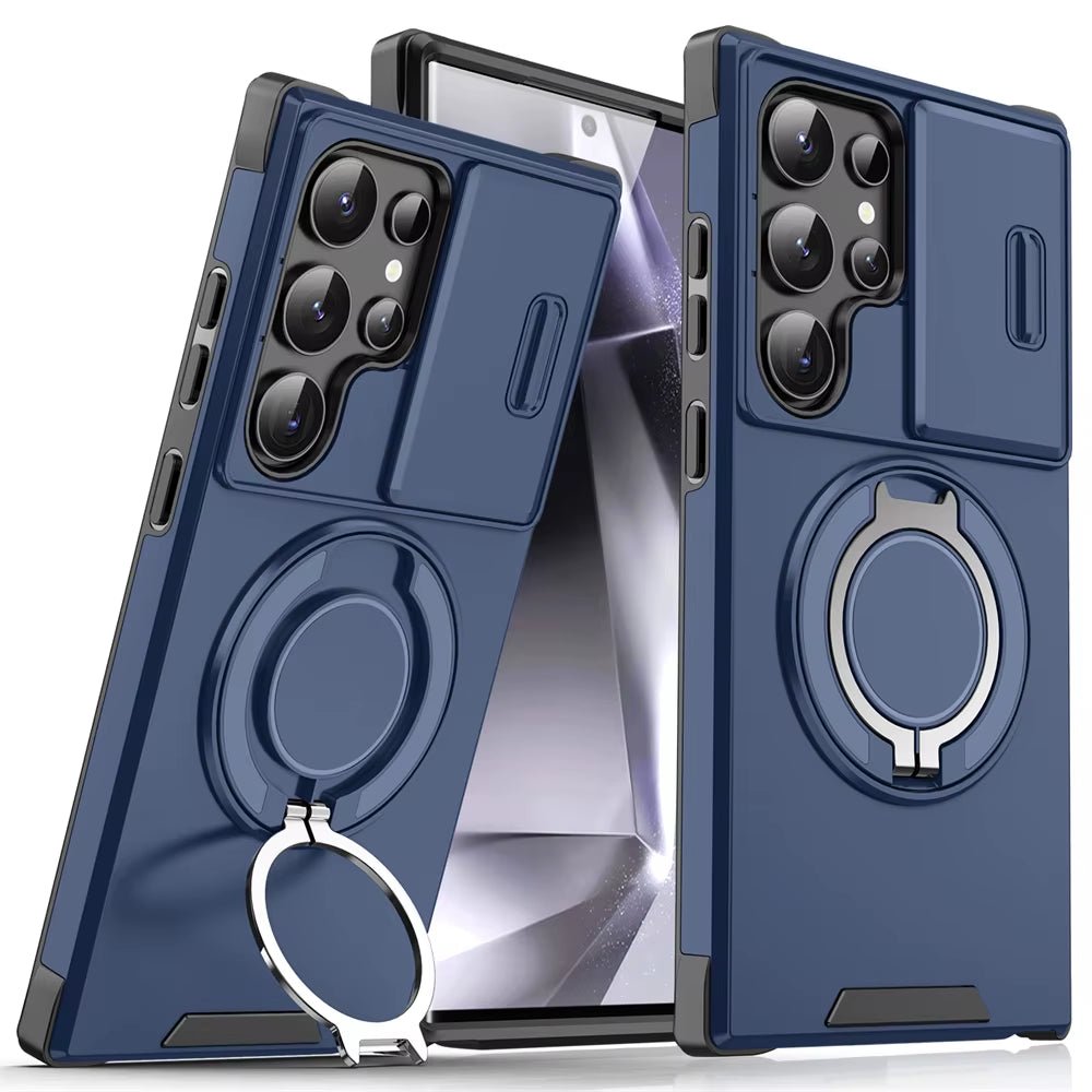 Samsung Magnetic Stand Camera Protection Phone Case - Malachi Wallace boutique