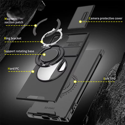 Samsung Magnetic Stand Camera Protection Phone Case - Malachi Wallace boutique