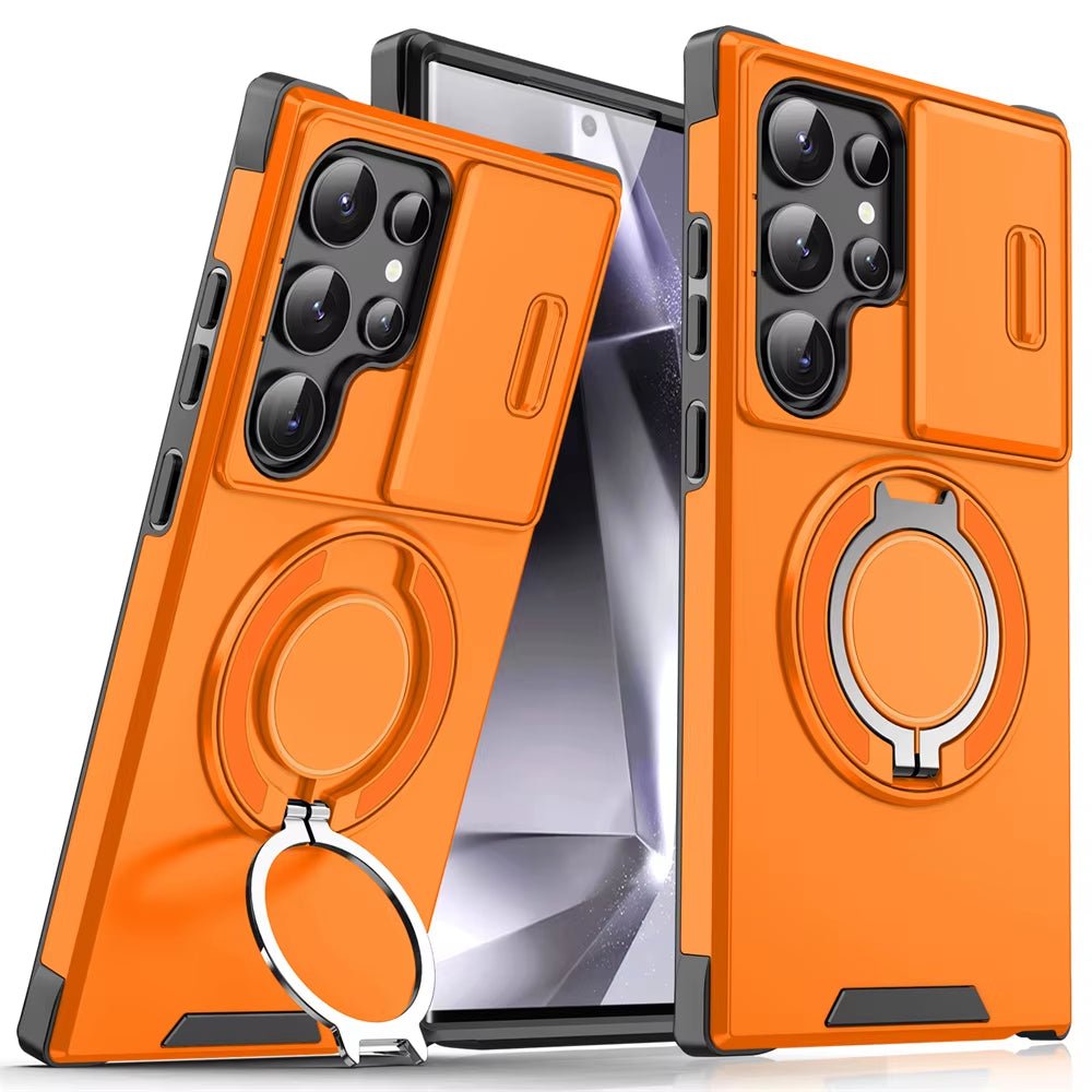 Samsung Magnetic Stand Camera Protection Phone Case - Malachi Wallace boutique