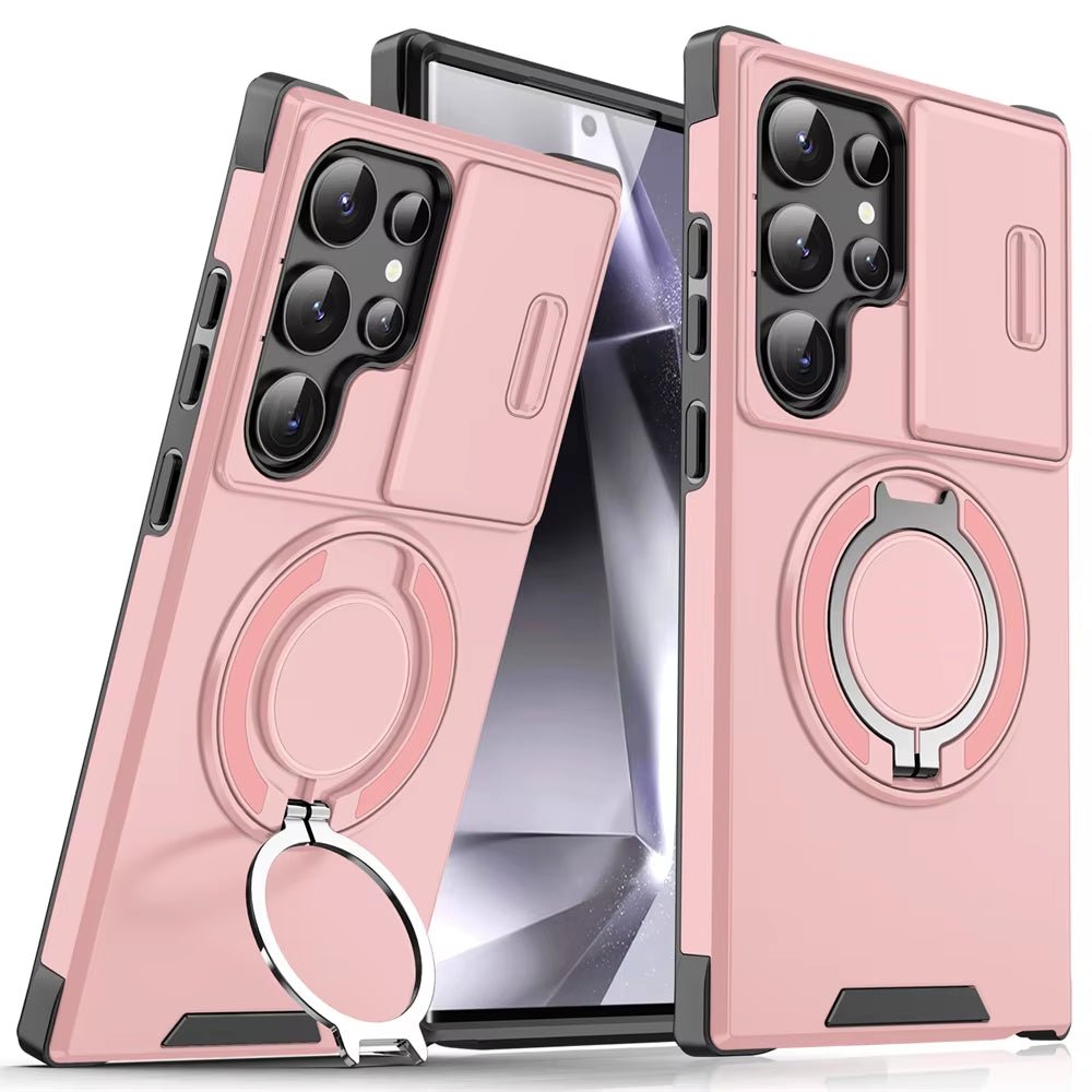 Samsung Magnetic Stand Camera Protection Phone Case - Malachi Wallace boutique