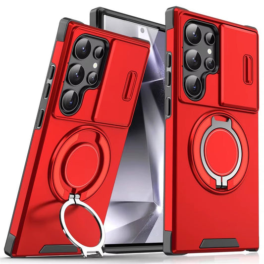 Samsung Magnetic Stand Camera Protection Phone Case - Malachi Wallace boutique