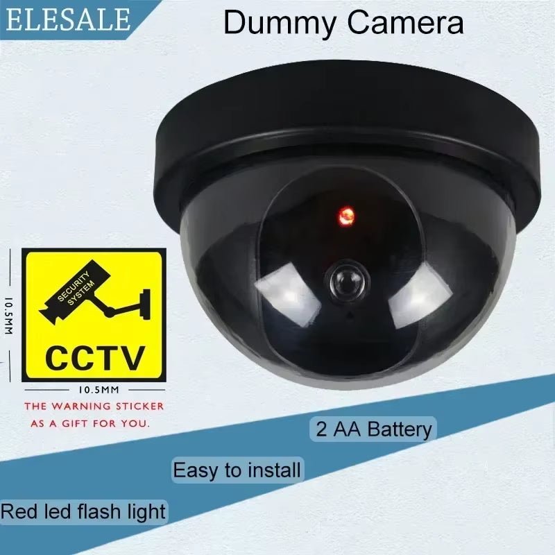 SecureView™ Dome Dummy Camera – Look Protected, Stay Deterrent, Spend Less - Malachi Wallace boutique