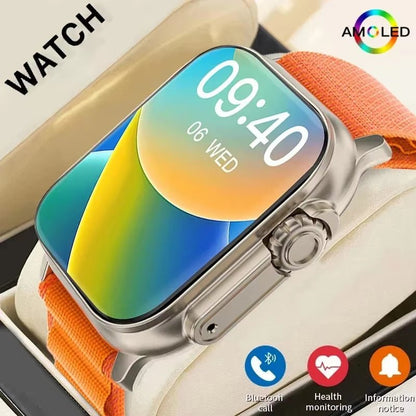 Smart Watch Bluetooth Talk Smartwatch Message Alert Heart Rate Monitor Sports Watch for Android IOS Men Women - Malachi Wallace boutique