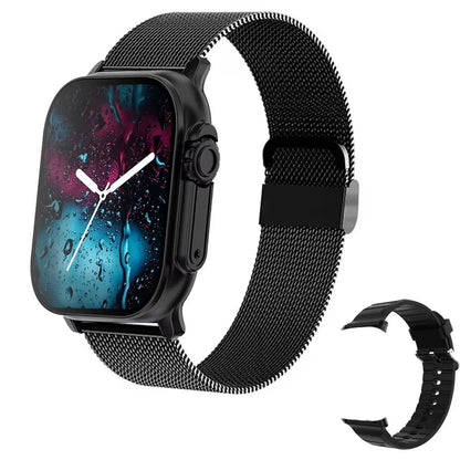 Smart Watch Bluetooth Talk Smartwatch Message Alert Heart Rate Monitor Sports Watch for Android IOS Men Women - Malachi Wallace boutique