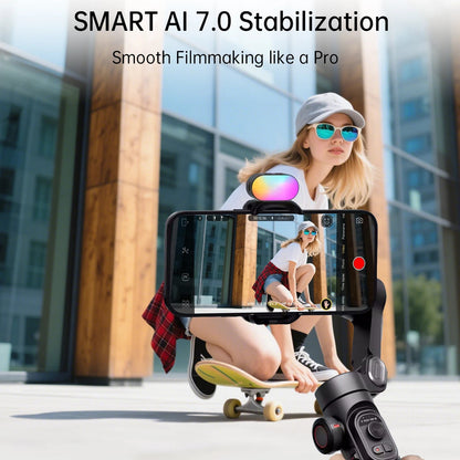 Smart XE Kit Gimbal Stabilizer for Smartphone Iphone Video Recording Magnetic Fill Light 3-Axis Foldable Android Gimble - Malachi Wallace boutique