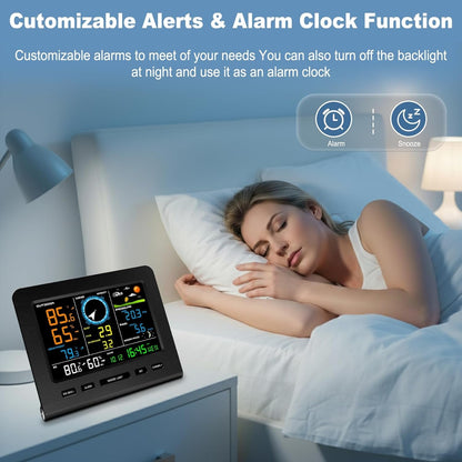 SmartWeather Pro™ – WiFi Wireless Indoor & Outdoor Weather Station with Rain, Wind & Temp Monitoring - Malachi Wallace boutique