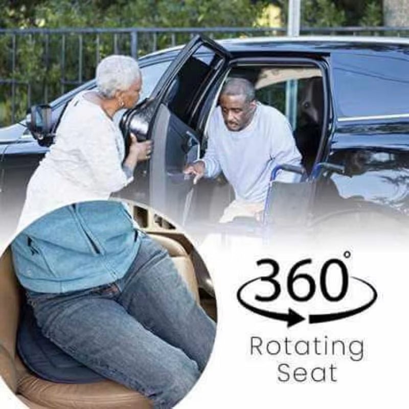 SpinEase™ 360° Rotating Memory Foam Seat Cushion – Sit, Swivel & Go with Zero Effort - Malachi Wallace boutique