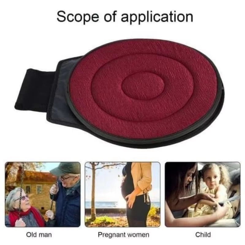 SpinEase™ 360° Rotating Memory Foam Seat Cushion – Sit, Swivel & Go with Zero Effort - Malachi Wallace boutique