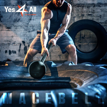 Steel Mace Bell for Strength Training, Support Full Body, Muscles, Shoulder, Grips & Forearms Workouts, Stretching 5, 7, 10, 15, 20, 25, 30 LB for Woman & Man - Malachi Wallace boutique