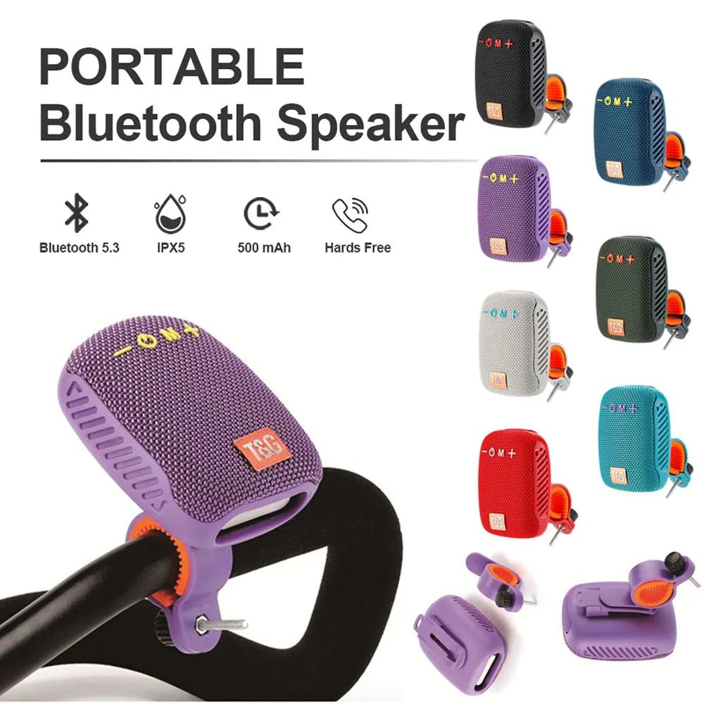 TG392 Outdoor Bicycle Bluetooth Speaker Portable Wireless Sound Box Rechargeable Handlebar Speaker Waterproof Bluetooth Speaker - Malachi Wallace boutique