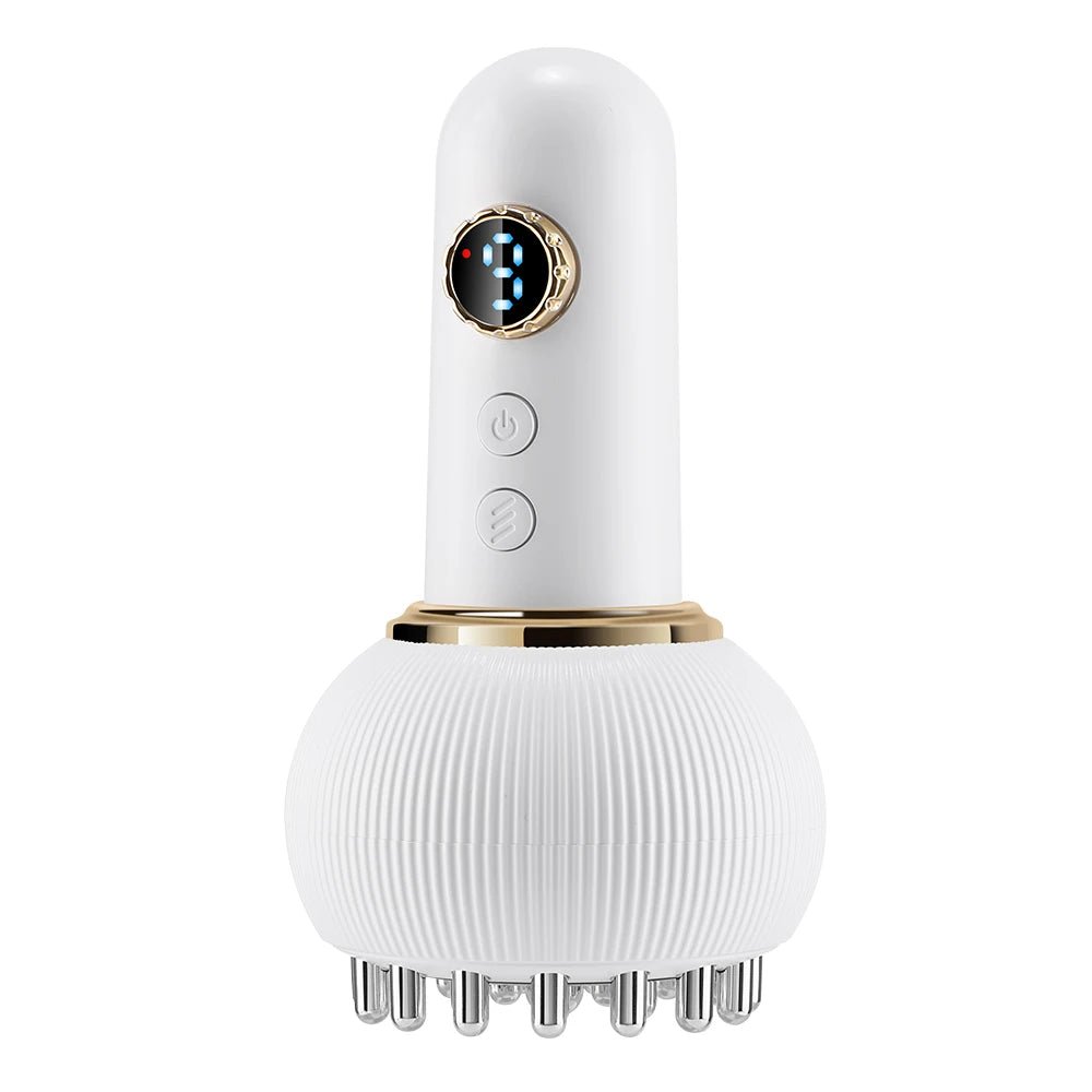 ThermaGlow™ Wireless Heated Meridian Brush – Lymphatic Drainage, Microcurrent Anti-Cellulite Massage for Body & Back - Malachi Wallace boutique
