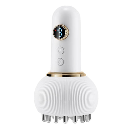 ThermaGlow™ Wireless Heated Meridian Brush – Lymphatic Drainage, Microcurrent Anti-Cellulite Massage for Body & Back - Malachi Wallace boutique